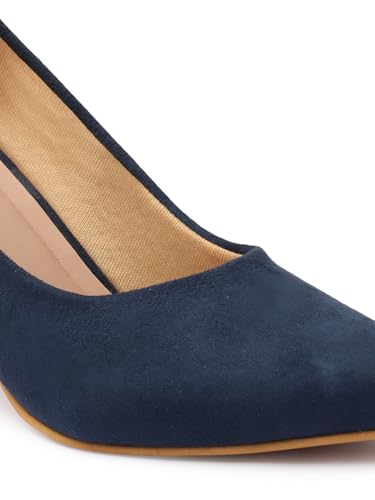 Image of ELLE Women Pointed Toe Stiletto Heel Slip-On Pumps