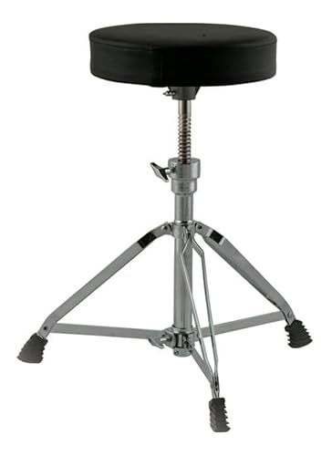 Sturdy Round Rider Drum Stool - Double Brace