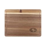 The Memory Company Officially Licensed Acacia Cutting Board, San Francisco 49ers