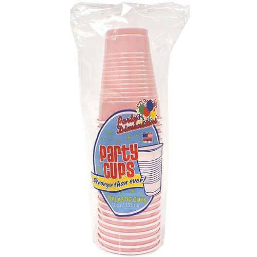 Party Dimensions Pink Disposable Plastic Cups-12 Oz Pcs, 20 Count (Pack Of 1) #TOP1