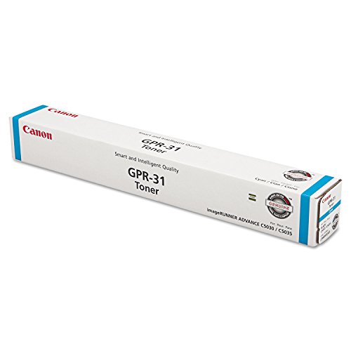 Genuine OEM brand name Canon GPR-31 Cyan Toner for IR C5030/5035 (27K Yield) 2794B003