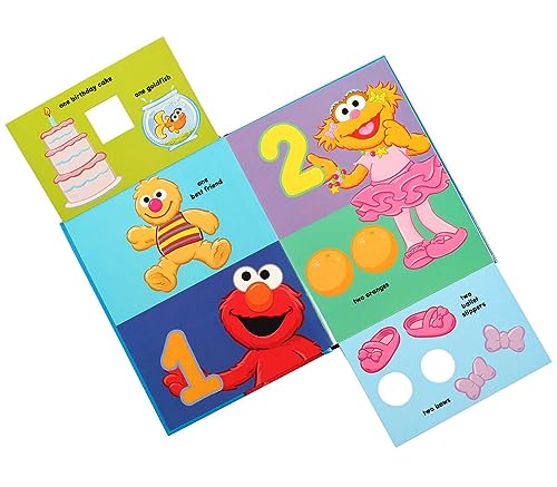 Sesame Street: 1 2 3 Count with Elmo!: A Look, Lift & Learn Book (1) - Thumbnail 4