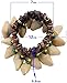 Vilihkc 2 PCS African Tribal Style Nuts Handbell Seed Rattle Bracelet Anklet Natural Percussion Accessories Musical Instrument