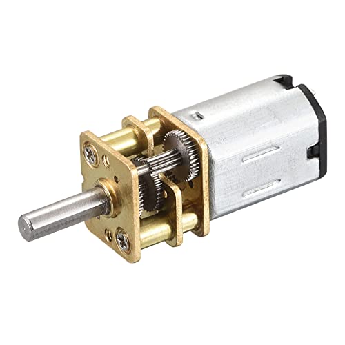 Meccanixity Micro Speed Reduction Gear Motor, Dc 3V 125Rpm With Full Metal Gearbox For Diy Rc Aircraft, Model Car #TOP29