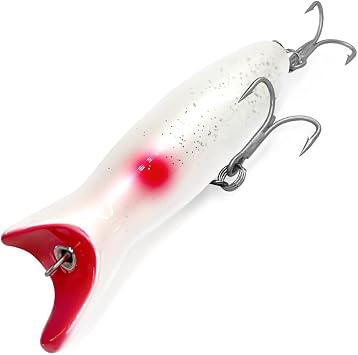SEASKY Slim Neck Bottle Wood Lure Pop Swimmer 4 1/2", 6"