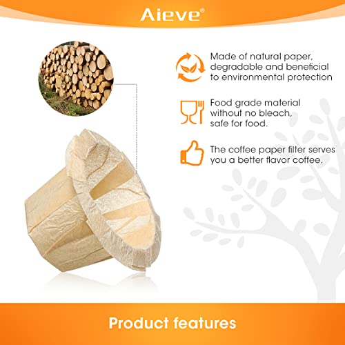 Aieve Disposable Coffee Paper Filters, Reusable K Cup Liner Accessories For Aieve Coffee Pod #TOP5