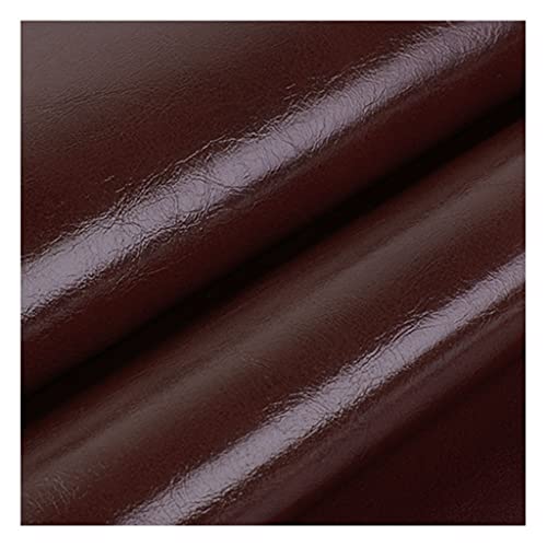 Rénover un siège usé avec le tissu cuir PU étanche marron foncé 160x100cm