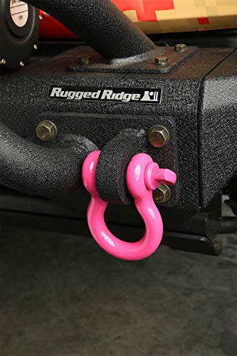 Rugged Ridge | D-Ring Shackle, 3/4 Inch, 9500 Lb, Pink | 11235.23 #TOP3
