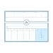 Price comparison product image Schreibtischunterlage in blau aus Papier mit 50 Blatt zum Abreißen - Hochwertige Schreibtischunterlage im Format DIN A3: Für Kinder und Erwachsene - ... Wochenplaner - Stay Inspired by Lisa Wirth