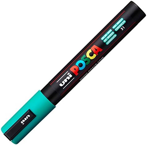 uni-ball Posca PC-5M Medium Bullet Tip Marker - White,152637000