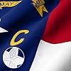 G128 North Carolina State Flag | 3x5 Ft | StormFlyer Series Embroidered 220GSM Spun Polyester | Embroidered Design, Indoor/Outdoor, Brass Grommets, Heavy Duty, All Weather #1