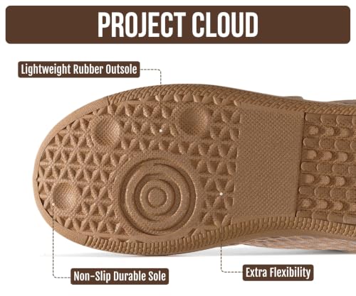 Image of Project Cloud Non-Slip Fashion Sneakers for Women, Lace-Up Shoes | Memory Foam Insole Trendy Womens Footwear - Comfortable Casual Womens Sneakers - Stylish Shoes Women Breathable Footwear