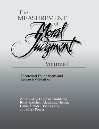 The Measurement of Moral Judgment (The Measurement of Moral Judgment 2 Volume Set)