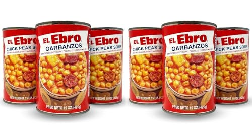 EL Ebro Chick Peas Soup (Garbanzos) with Chorizo, Bacon and