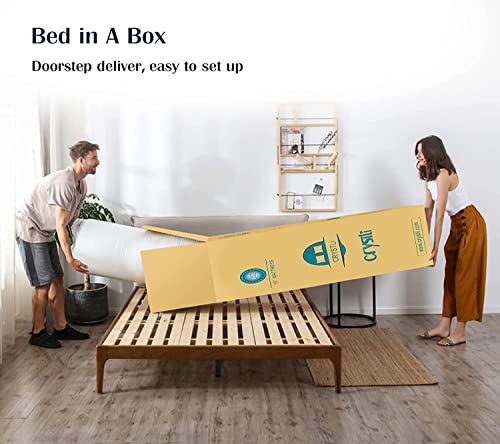 Crystli-14-Inch-King-Size-Hybrid-Mattress-Bed-in-a-Box-Zero-Pressure-Foam-Innerspring-CertiPUR-US-Certified-Medium-Firm