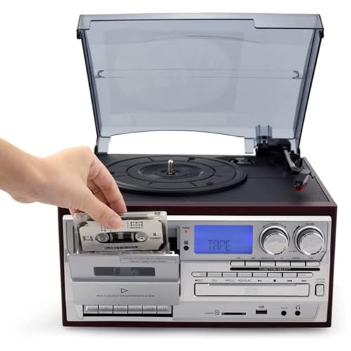 WENNEWU Tourne-Disque Vinyle, Platine Tourne-Disque 9 en 1 avec Haut-Parleurs, Lecture USB Et EntréE Aux, Platine Vinyle avec Haut-Parleurs IntéGréS, pour Le Divertissement,A - Les Beatles, Paul McCartney, John Lennon, RIngo Starr, George Harrison WENNEWU Tourne-Disque Vinyle, Platine Tourne-Disque 9 en 1 avec Haut-Parleurs, Lecture USB Et EntréE Aux, Platine Vinyle avec Haut-Parleurs IntéGréS, pour Le Divertissement,A