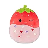 Squishmallows 8' Scarlet The Strawberry Valentine's Day Plush- Officially Licensed Kellytoy - Collectible Soft & Squishy Stuffed Animal Toy - Add to Your Squad - Gift for Kids,Girls & Boys -8 Inch