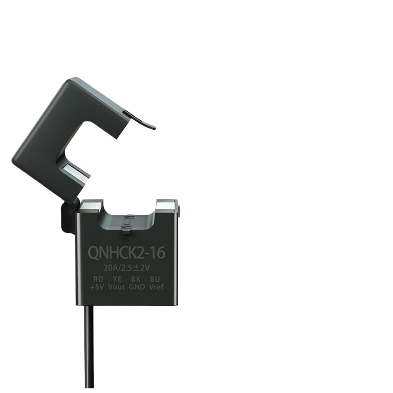 Output 2.5V±2V Input ±10a ±20a ±30a ±50a ±100a ±150a QNHCK2-16 Hall Effect Current Sensor Split core Current transducer clamp on(20A 2.5V 2V)