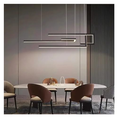Suspension LED noire pour illuminer vos dîners en salle à manger moderne