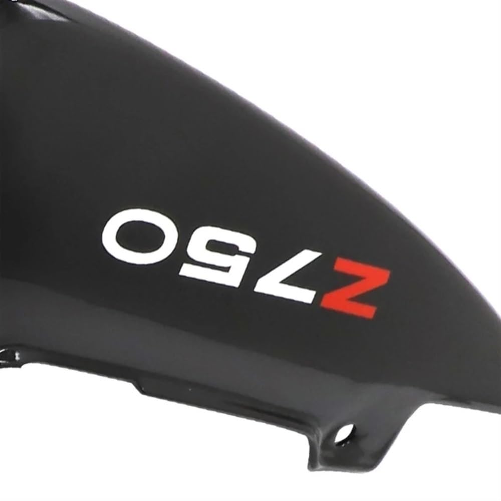 Moto Gobba Posteriore Carena Lato Motociclo Coda Superiore Copertura Sede Cowl Guard Protector Iniezione Carenatura per KA&WA&saki Z750 Z-750 Z 750 2007 2008 2009-2012(Black)