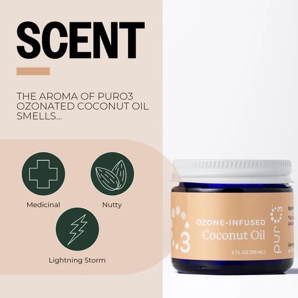 PurO3 Ozonated Coconut Oil Unscented