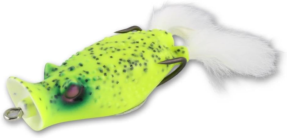 DEPS Buster K Topwater Popping Frogs Chart Pepper