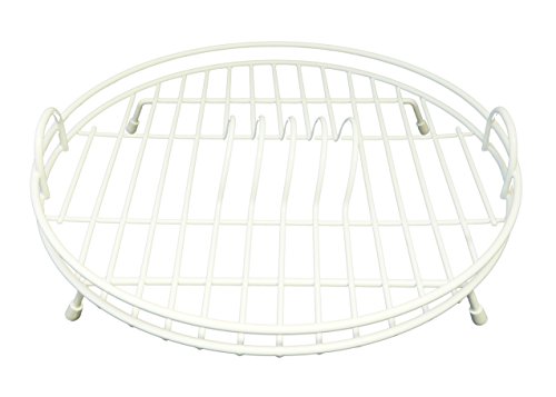 Delfinware Égouttoir à Vaisselle Rond Blanc