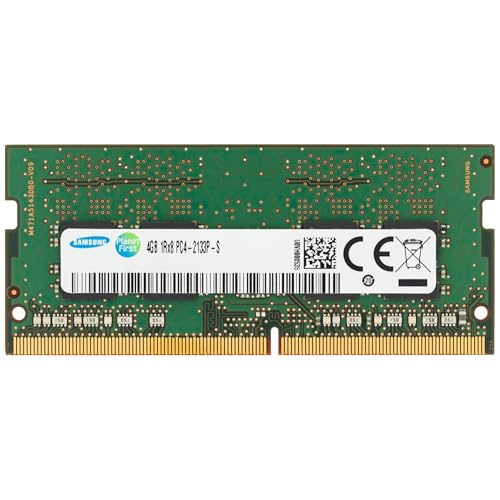 Image of Samsung 4GB DDR4 2133MHz PC4-17000 (PC4-2133P) CL15 SODIMM 1Rx8 Single Rank 1.2V 260-Pin Laptop, Notebook RAM Memory