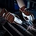 YESWELDER 12 Inches 482℉ Grain Leather TIG Specific Welding Gloves Heat/Fire Resistant Gloves for Welder, Goatskin Mitts for Stick/TIG Welding/Grill/Fireplace/Stove/Oven/BBQ (L)