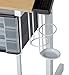 Studio Designs Deluxe Craft Station, Top Adjustable Drafting Table Craft Table Drawing Desk Hobby Table Writing Desk Studio Desk with Drawers, 36''W x 24''D, White / Maple