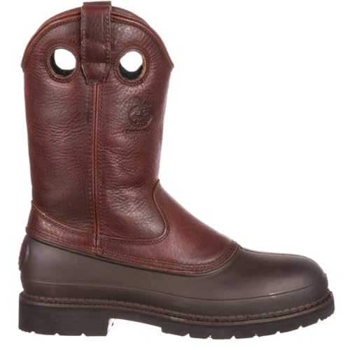 Image of Georgia Boot Men's Muddog Steel Toe Wellington Work Boots