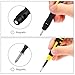 Mudder 4 Pieces Pocket Screwdriver 4 in 1 Multipurpose Portable Crossing Flathead Pen Screwdriver for Repairing