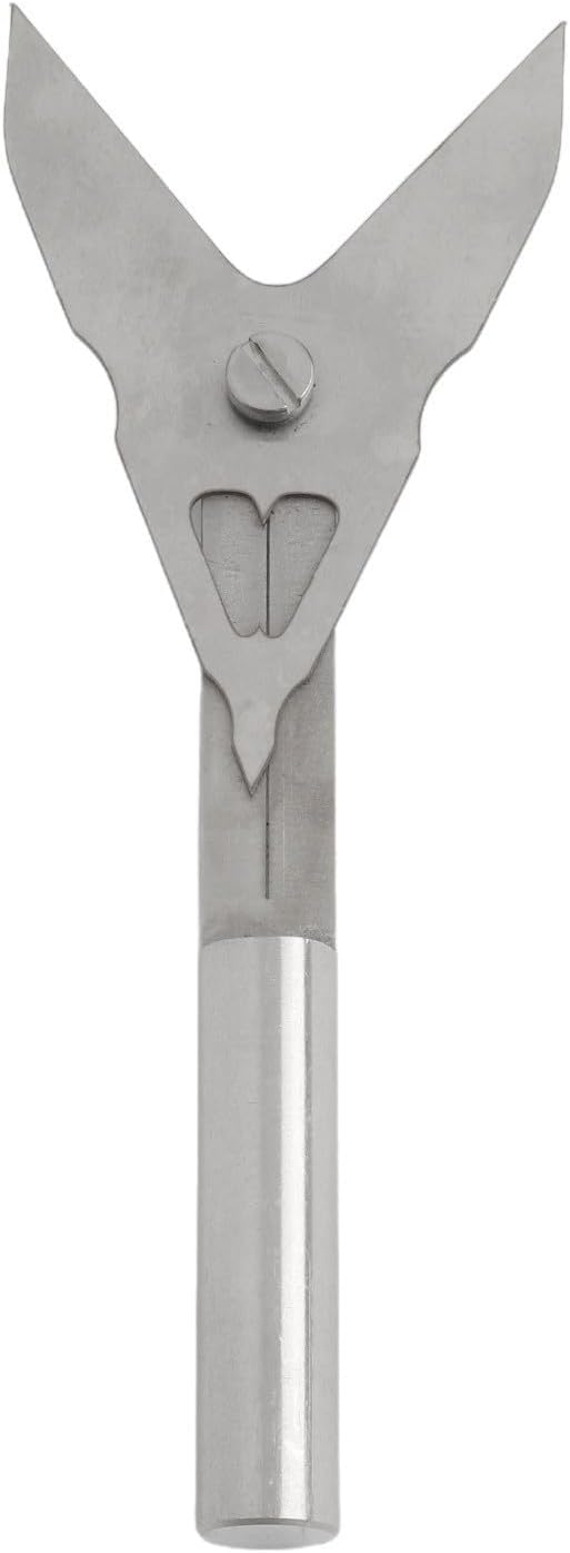 304 Stainless Steel Centering Edge Finder and Divider for Milling Machine, Center Finder for 10-120mm Pipes and Round Bars, Drilling and Milling Machine Centering Rod(Leveler)