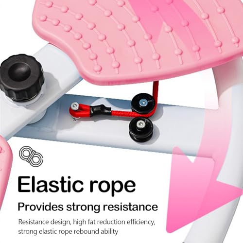 Waist Trainer, Waist Twisting Disc Board Bauchmuskeltraining Multifunktions Bauchtrainer Fitness Pilates Board Twist Waist Disc mit Kordelzug für Frauen mit Widerstandsbänder Massage Fußsohle