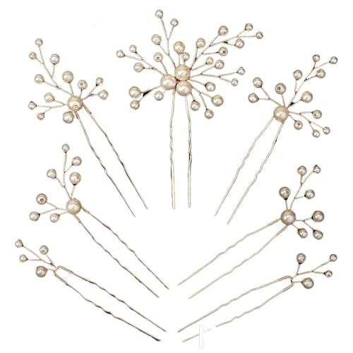 Pince à cheveux en perles et peigne de mariage J7351G, le cadeau idéal pour mariée