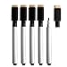 Kangkang@ 10 Pcs Rewritable White Board Dry Erase Markers Pens With Eraser Cap (black)