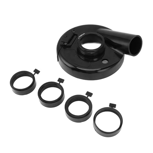 Omabeta Carénage Anti-Poussière pour Meuleuse D'angle, Protection Efficace en Caoutchouc pour Meuleuse D'angle de 7 Pouces, Collecte de Poussière pour Application de Meulage Fin