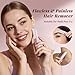 Dermaplane Razor for Women Face, BNU Facial Hair Remover for Anti-Aging - Rechargeable - LED Light - Sonic Edges - 3 Speeds, Ergonomic Handle Face Dermaplaning Tool 10 Weeks, Pink