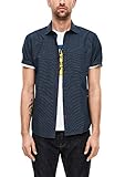 Brusttasche s.Oliver Herren 03.899.22.5242 Hemd, Smokey Blue Stripes, XXL