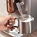 Café Affetto Automatic Espresso Machine + Milk Frother | Built-In & Adjustable Espresso Bean Grinder | One-Touch Brew in 90 Seconds | Steel Silver, 1.2 Liter, (C7CEBBS2RS3)