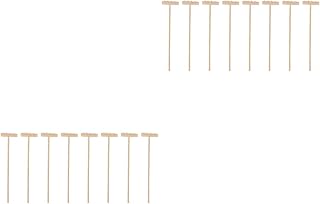 SEWACC Dining Room Table Decor Dining Table Decor 16Pcs Mini Zen Sand Rakes Zen Rake Mini Zen Garden Rakes Meditation Sand Desktop Sand Box Accessories Garden Rake Miniature Kits Miniature Toys