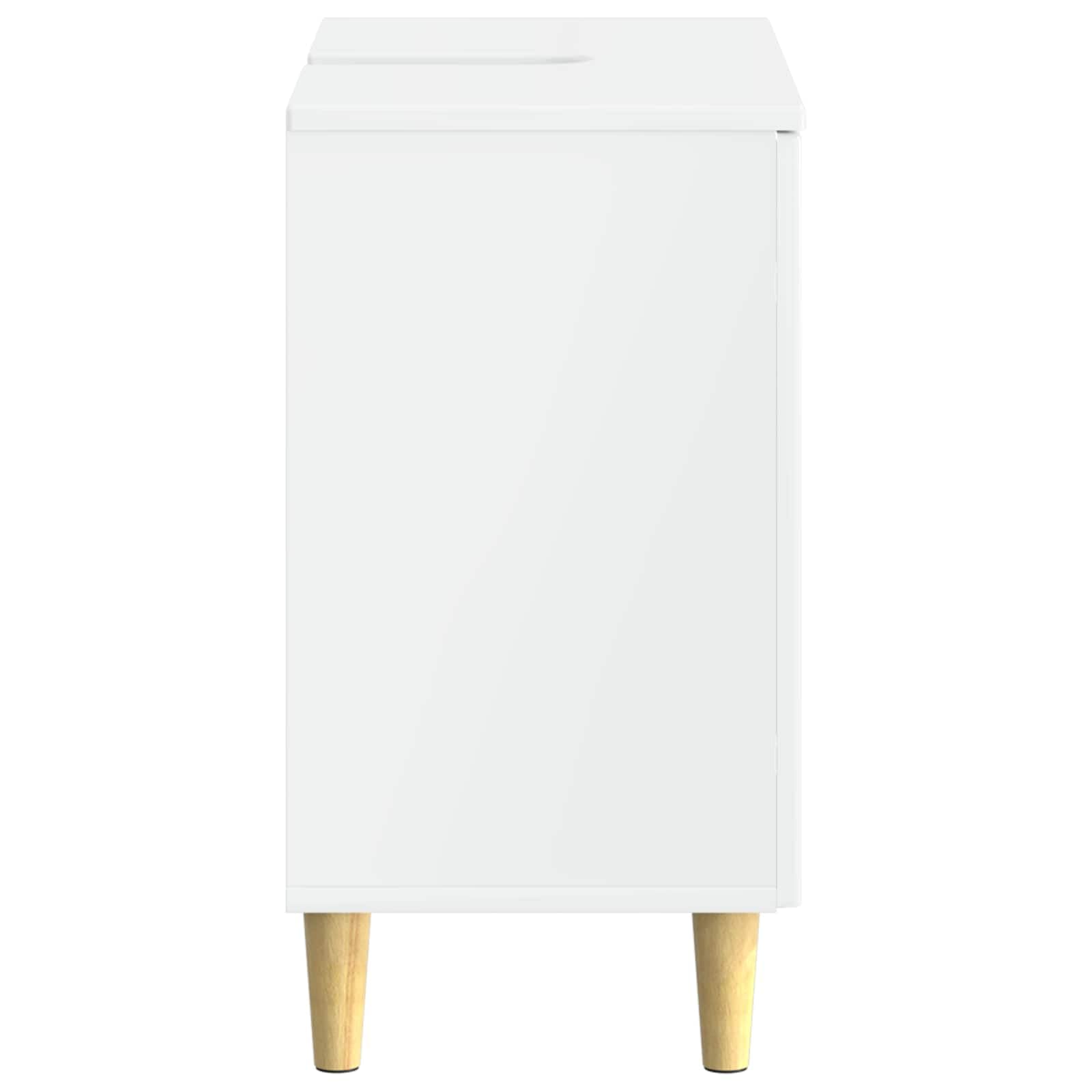 Szafka pod umywalkę ARNHEM wysoki połysk biała 59,5 x 31,5 x 59