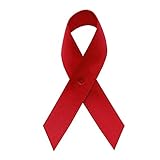 Safety Pins Attached w/ this option. Ribbon is Hot Cut for a Sealed Edge. Actual size is 1" wide and 2.5" high. Width of material is 3/8".