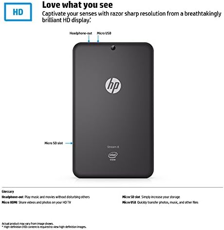 HP Stream 8 Tablet 32GB Windows 8.1 Signature Edition + Office 365 Personal