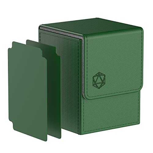 Pulchra Estuche para TCG, Magnetic Flip Box con 2 Divider,
