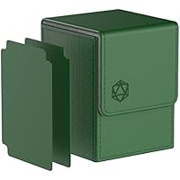 Pulchra Estuche para TCG, Magnetic Flip Box con 2 Divider,