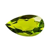 SURYAGEMS Natural Peridot Faceted Pear Shape 5X7 mm Loose Gemstone For Astrology Use At Wholesale Ra