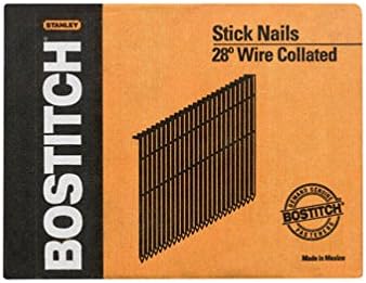Bostitch Stanley S10D-FH 3" Smooth Shank 28° Wire Collated Stick Framing Nails
