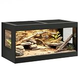 Terroute 120 Gallon Reptile Tank,4x2x2 Reptile Enclosure for Bearded Dragon