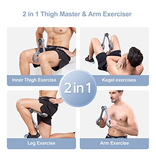 Thigh Master Kegel Exerciser For Men, Thigh Master Suzanne Somers, Pelvic Muscle Hip Trainer Women Men Thigh Exerciser Inner Thigh Toner Strength Training Thigh Hip Strengtheners With Digital Counter #TOP4